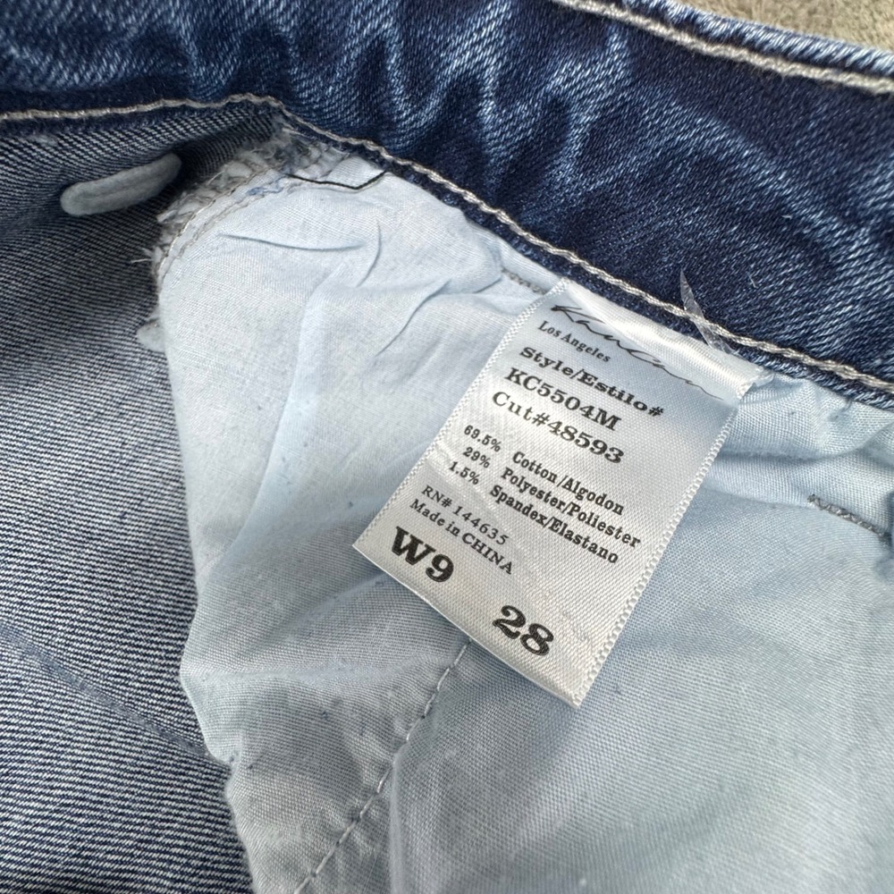 Kancan Womens Jeans Size 28 W9 High Rise Flare Cargo‎ Denim Blue - Picture 6 of 16